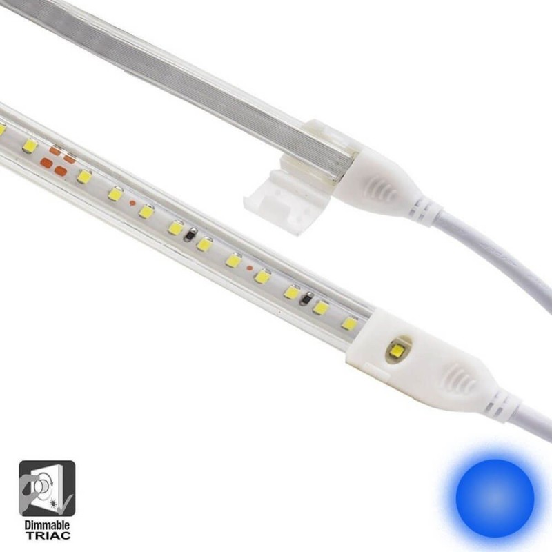 10W 220V AC SMD 2835 120 LED / M Warm White IP65 - 10mm