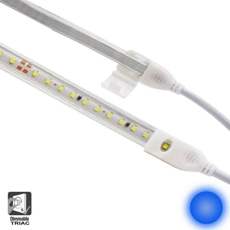 10W 220V AC SMD 2835 120 LED / M Warm White IP65 - 10mm