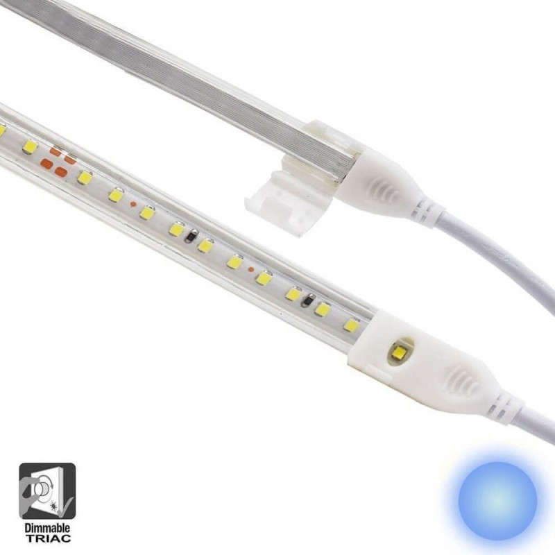 10W 220V AC SMD 2835 120 LED / M Warm White IP65 - 10mm