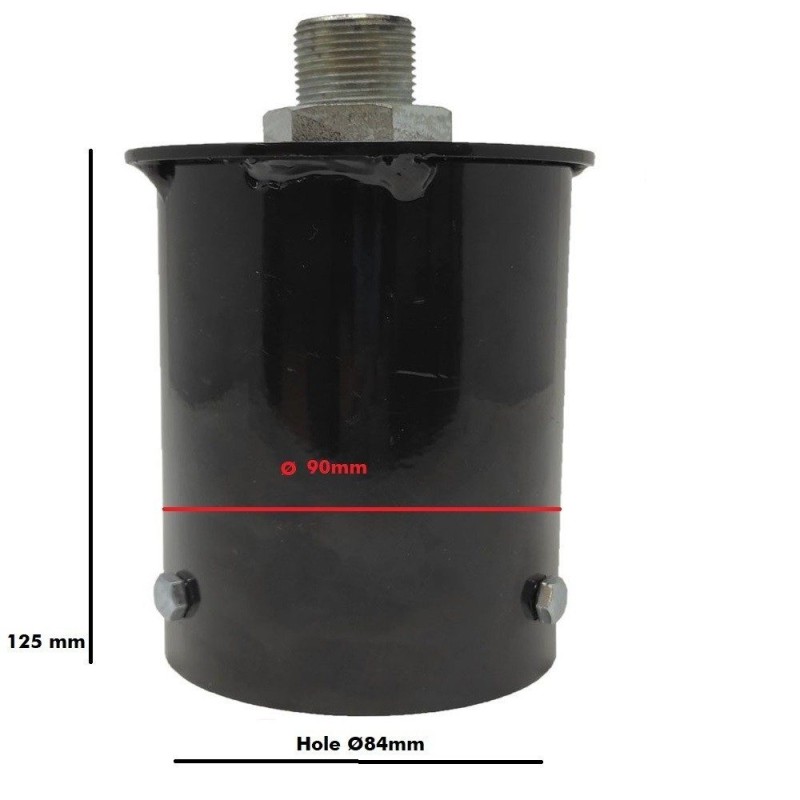 Coupling bracket for column LED lamp - 90mm