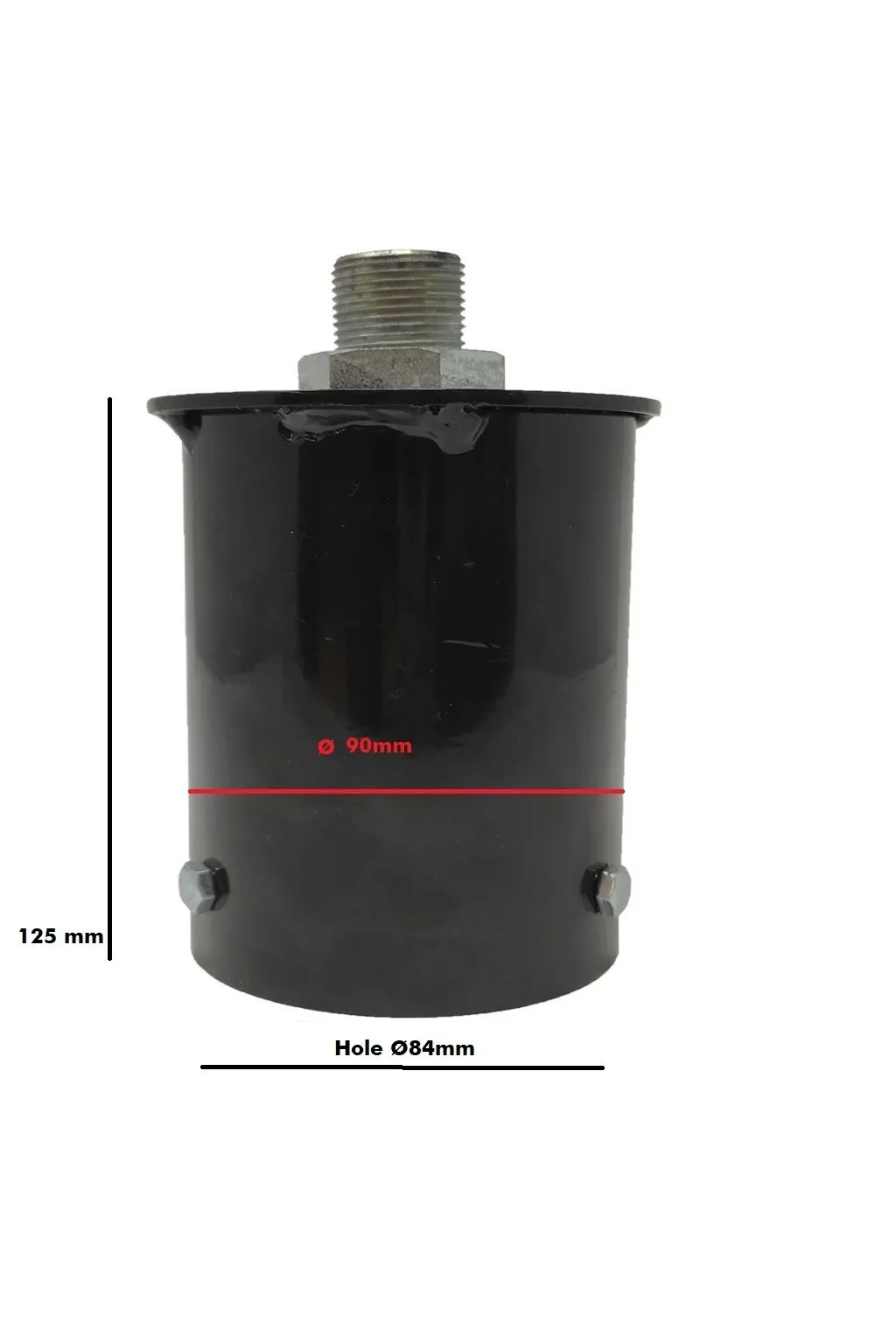 Coupling bracket for column LED lamp - 90mm