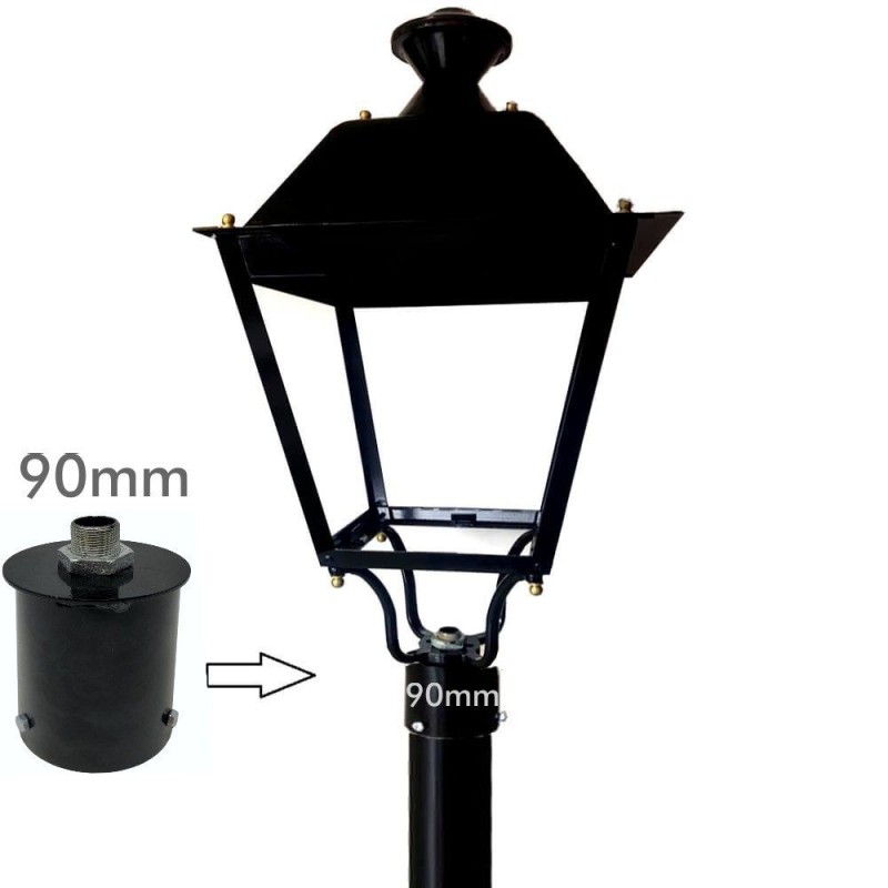 Coupling bracket for column LED lamp - 90mm