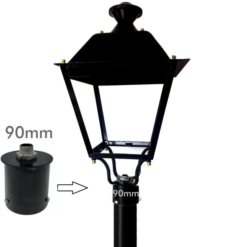 Coupling bracket for column LED lamp - 90mm