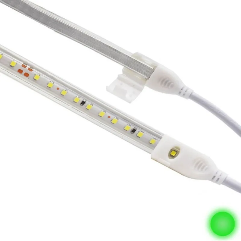 Tira LED 10W Regulable 220V AC SMD 2835 120 LED/m Blanco Cálido IP65 - 10mm