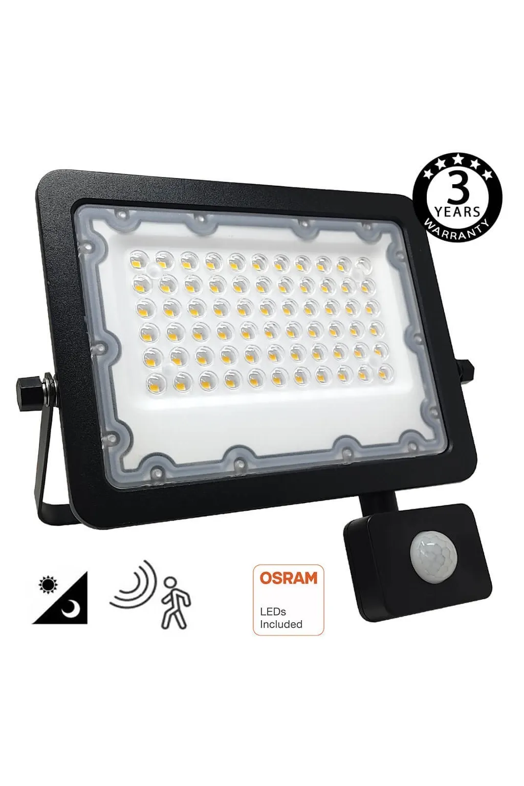 Foco Proyector LED 50W NEW AVANT OSRAM CHIP DURIS E 2835 - Sensor Movimiento PIR