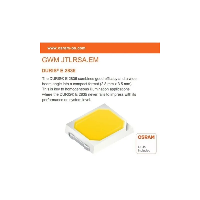 Dicroica LED 10W 100° GU10 -1200Lm- OSRAM CHIP DURIS E 2835