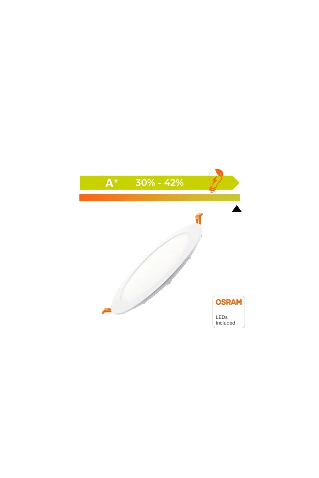 Placa Slim LED Circular 18W OSRAM Chip