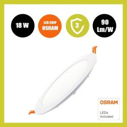 Placa Slim LED Circular 20W OSRAM Chip