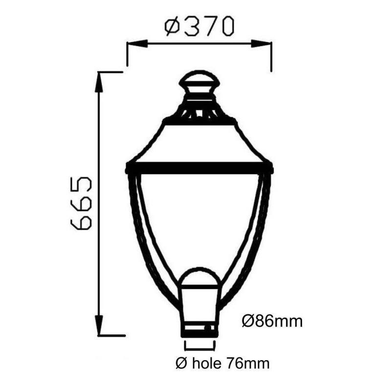 Farola-LED-40W -VALLEY-Philips-Lumileds-SMD-3030