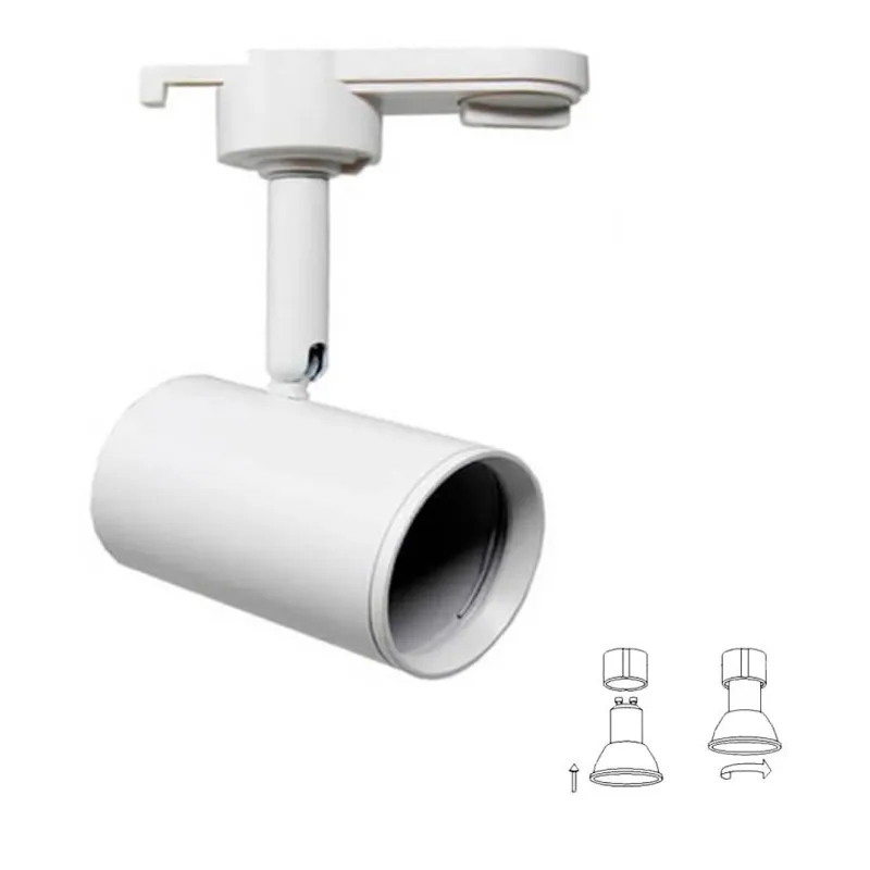 Spot rail blanc - culot GU10