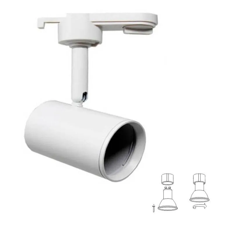 Spot rail blanc - culot GU10