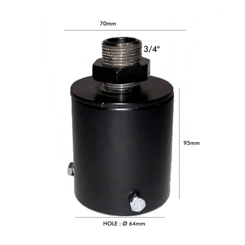 Soporte de acoplamiento para columna farola LED