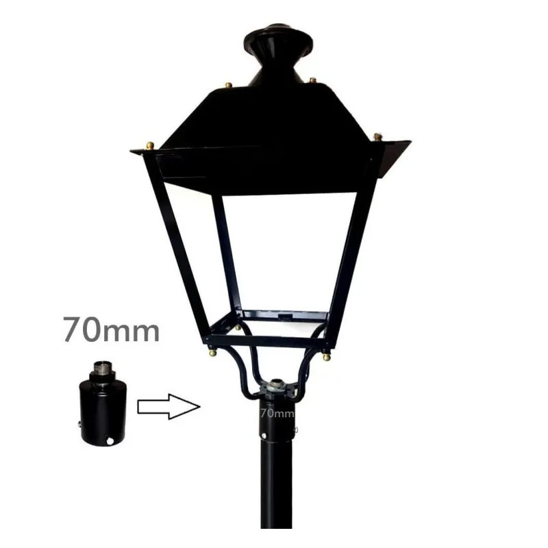 Soporte de acoplamiento para columna farola LED