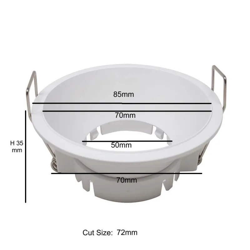 Aro circular fijo para dicroica LED GU10  MR16 -