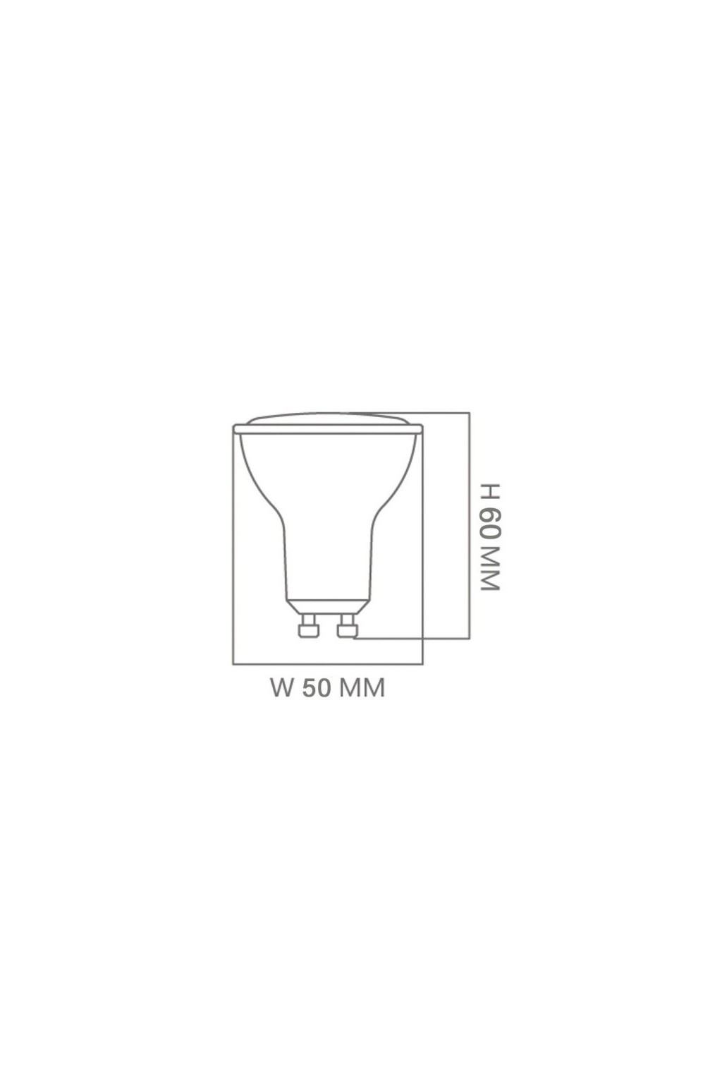 Dicroica LED 6W 120° GU10 - OSRAM Chip
