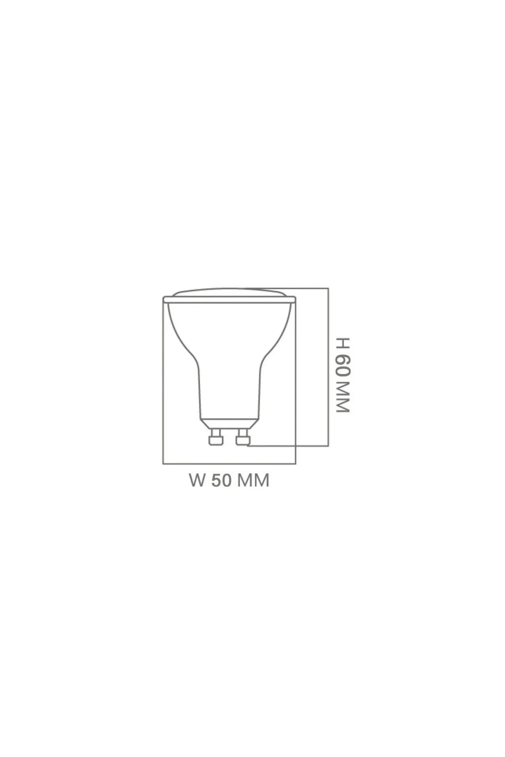 Dicroica LED 6W 120° GU10 - OSRAM Chip