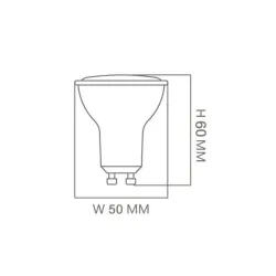 GU10 - 6W  - 38° - Osram Chip