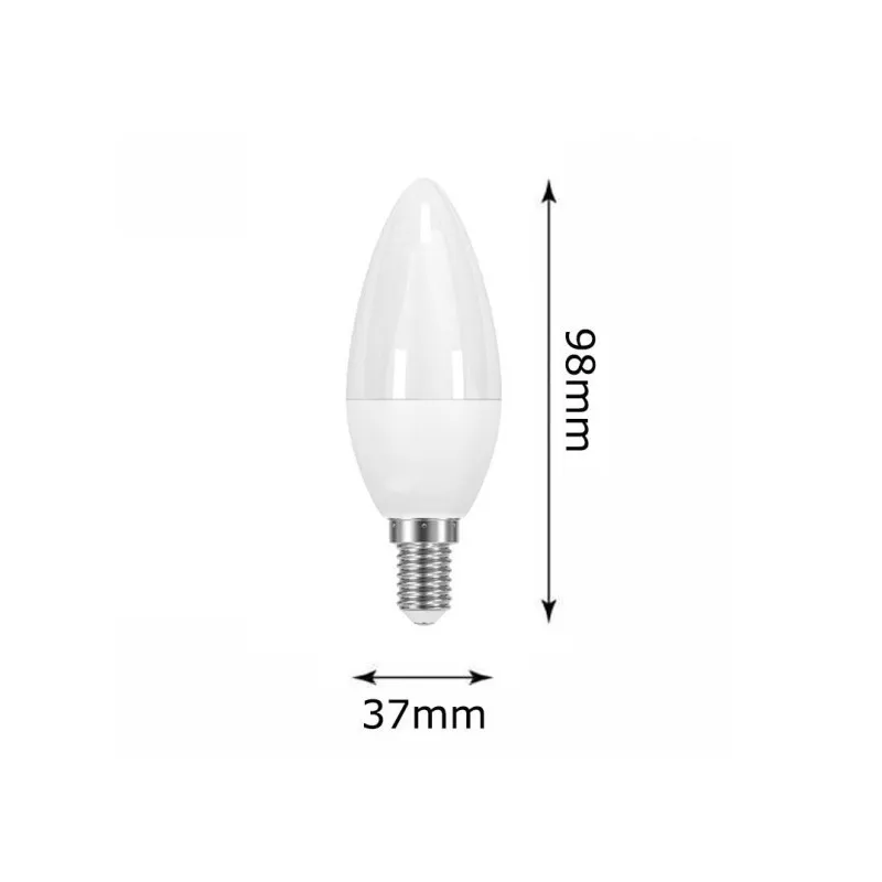 Ampoule LED Bougie 6W E14 C37 180º - OSRAM Chip