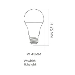 Ampoule LED 6W E27 G45 220º - OSRAM Chip