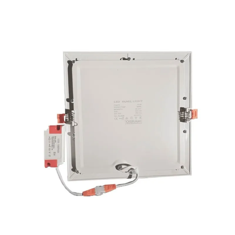 Placa Slim LED Cuadrada 20W OSRAM Chip