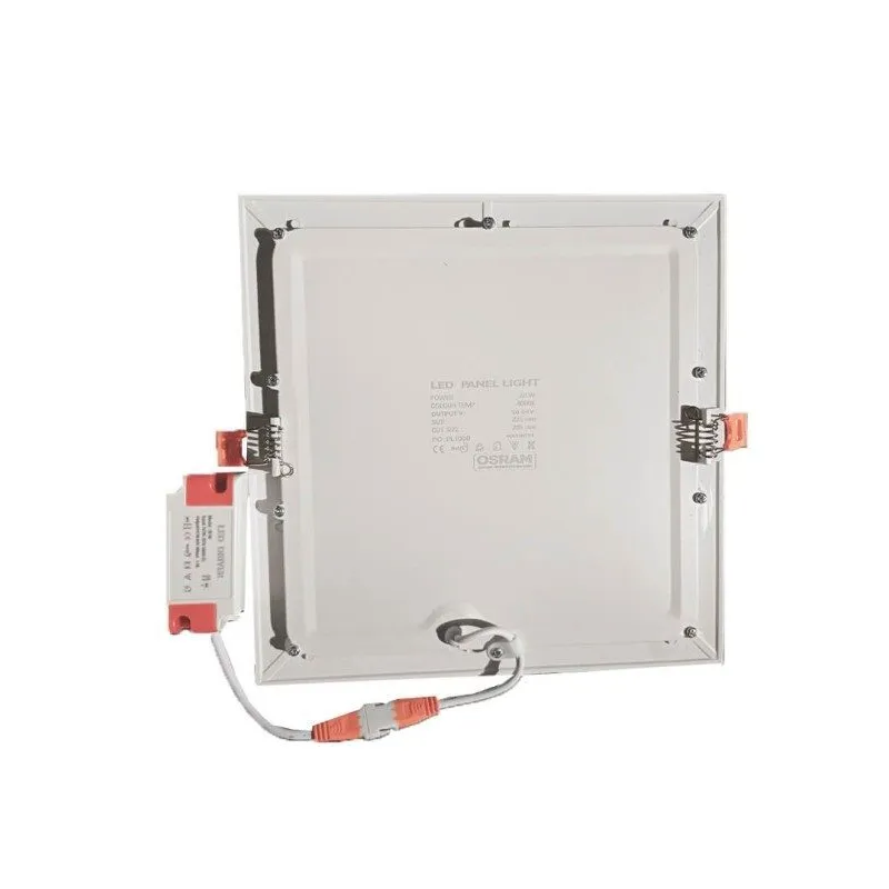 Placa Slim LED Cuadrada 20W OSRAM Chip