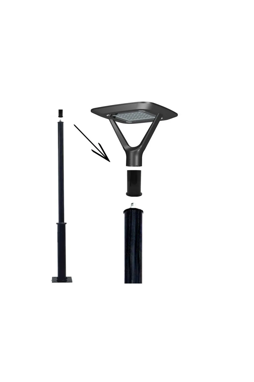 Support de couplage  pour Réverbère LED - 60mm