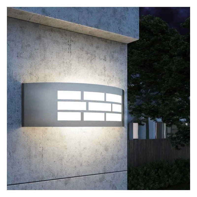 Aplique para LED E27 GOTEMBURGO INOX Exterior