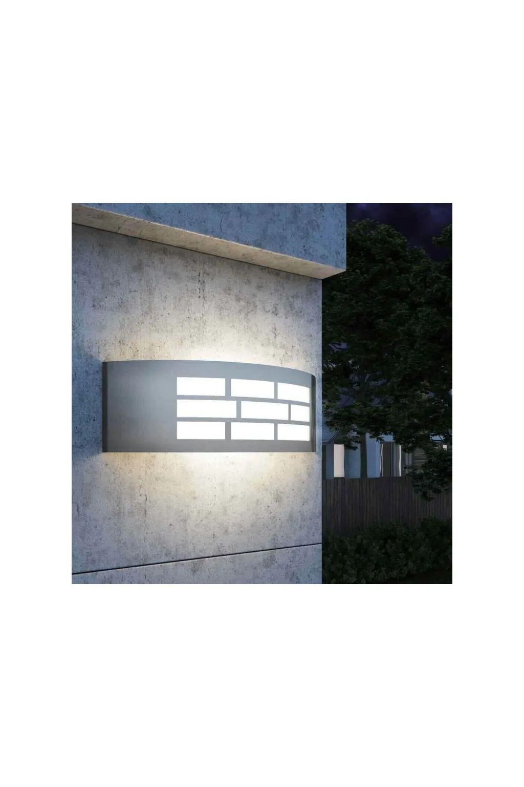 Aplique para LED E27 GOTEMBURGO INOX Exterior