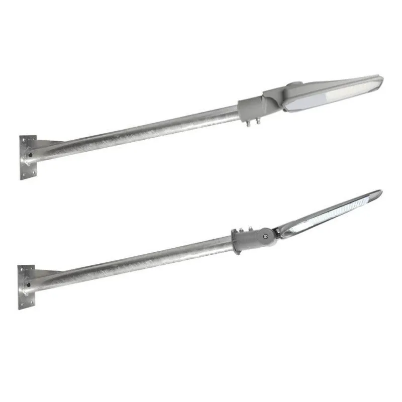 Support de Lampadaire - Acier Galvanisé - 1m.