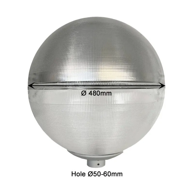 Réverbère Globo Anti pollution Lumineuse pour ampoule  LED E27 - 40W -50W