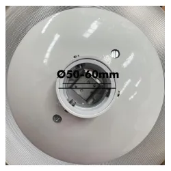 Réverbère Globo Anti pollution Lumineuse pour ampoule  LED E27 - 40W -50W