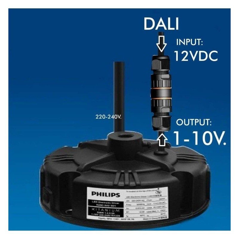 Convertisseur de signal 1-10V vers DALI pour éclairage LED