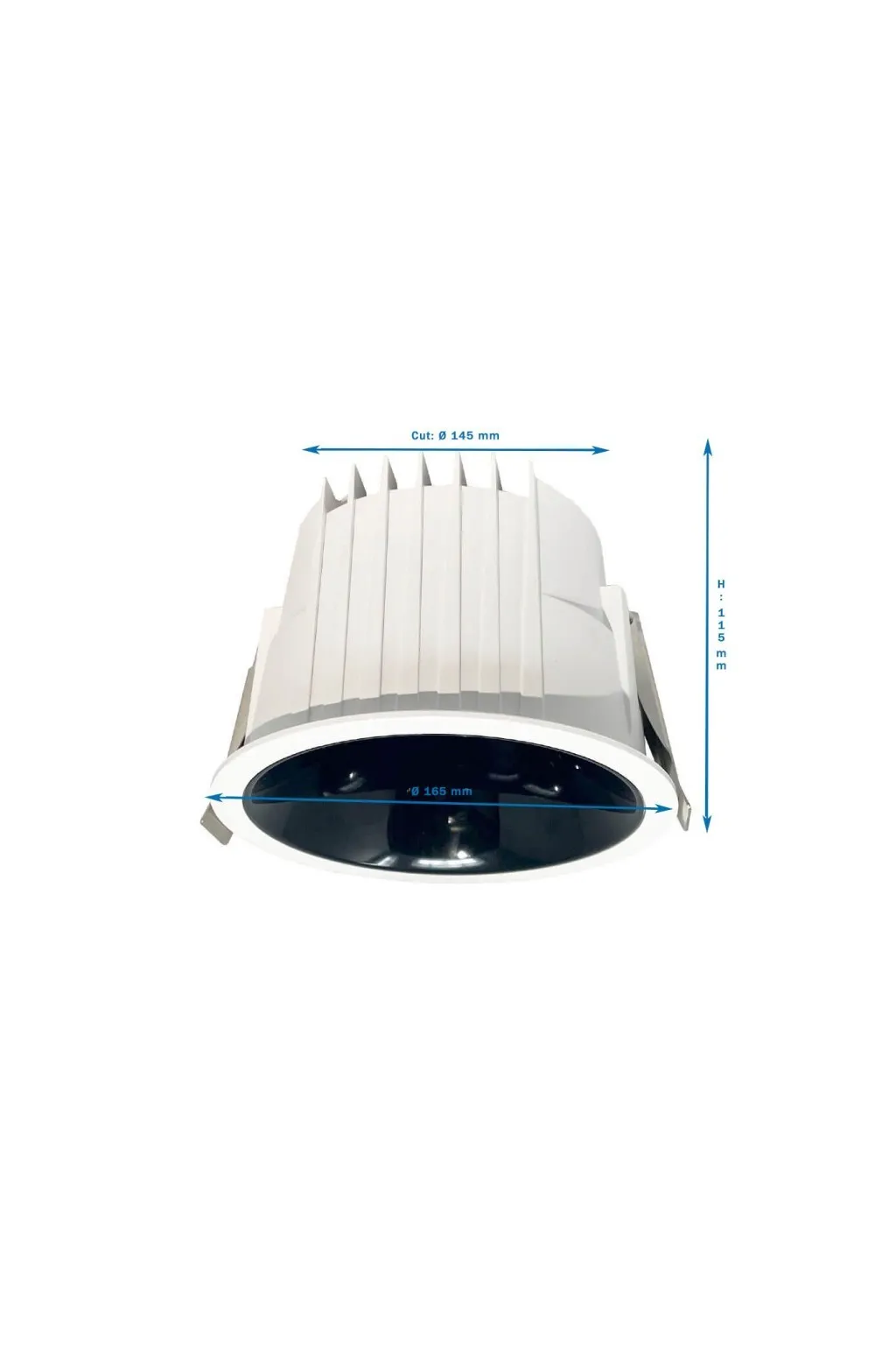 Downlight LED 40W Circular - Philips CertaDrive - CCT - UGR13 - IP65