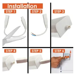 Regleta LED Integrado 40W - OSRAM CHIP - Lineal Continuo - 120Cm