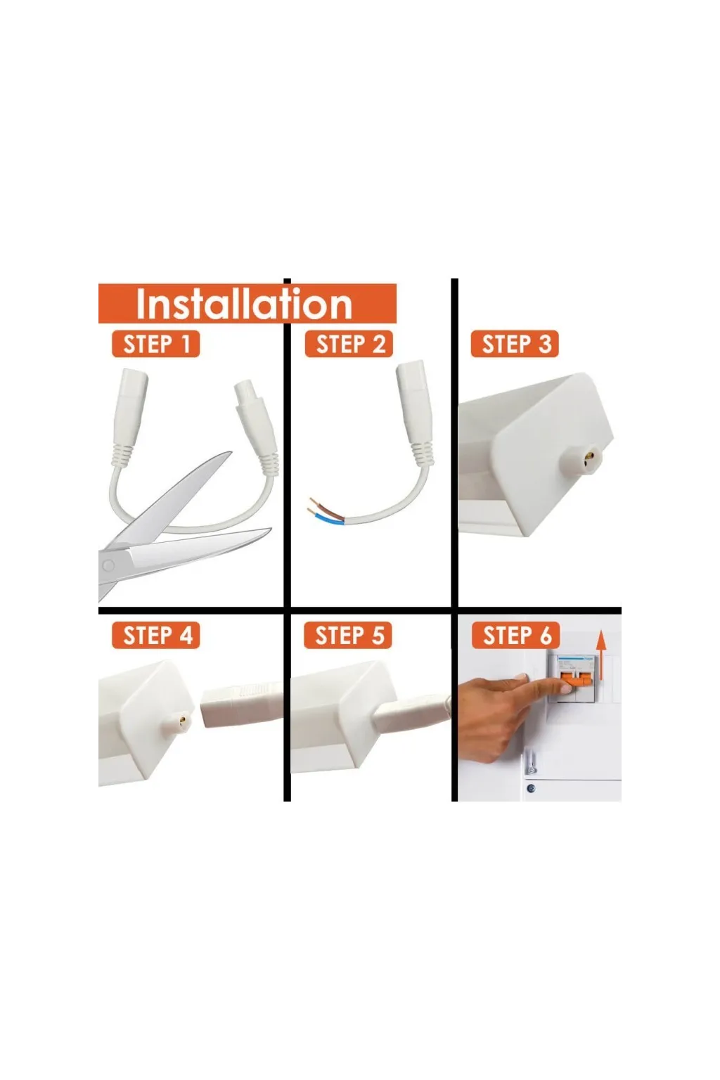 Regleta LED Integrado 40W - OSRAM CHIP - Lineal Continuo