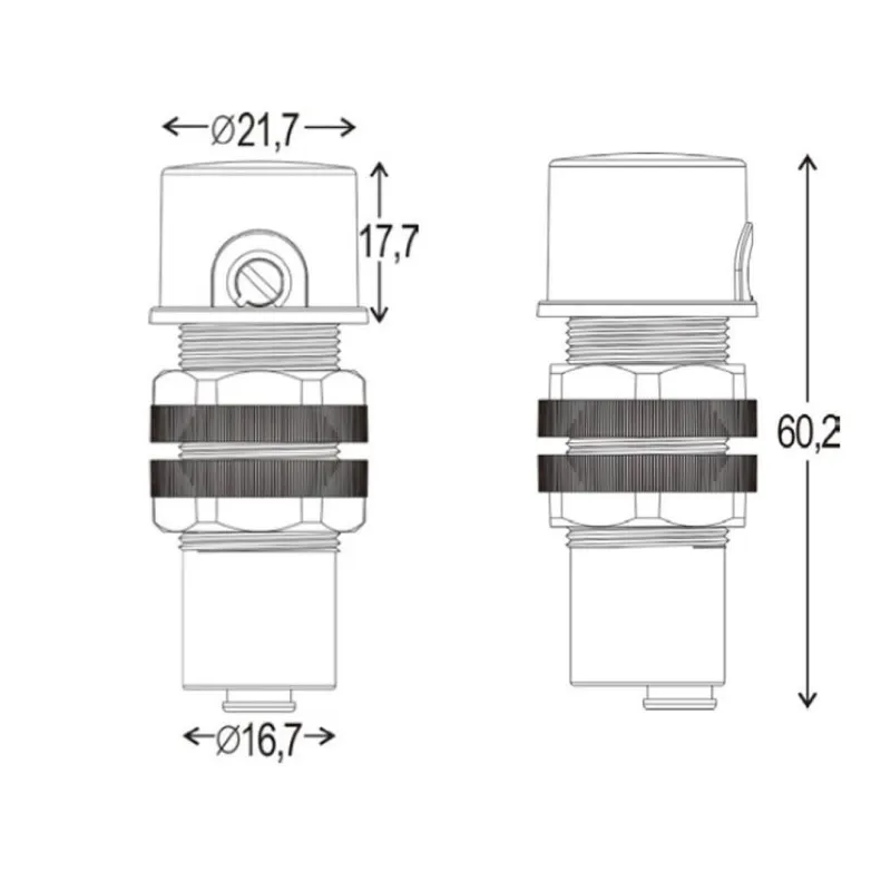 Sensor fotoeléctrico Merrytec 1-10V Regulable Crepuscular