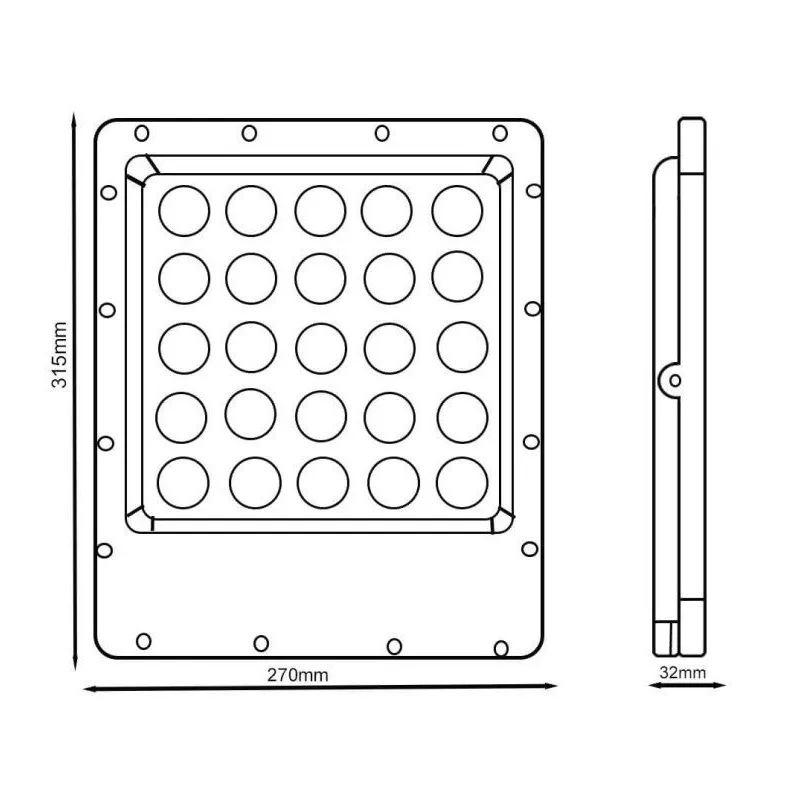 Foco Proyector Exterior LED 200W - Avant Pro - OSRAM CHIP DURIS E 2835