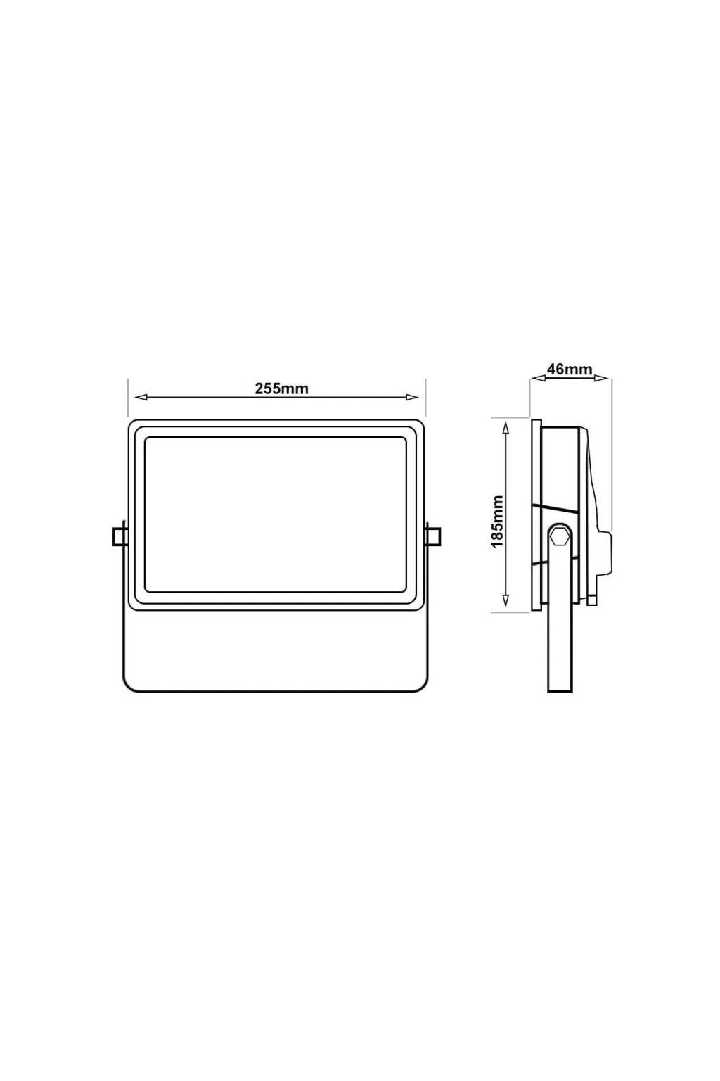 Foco Proyector LED 100W NEW AVANT BLACK - CCT COLOR SELECCIONABLE