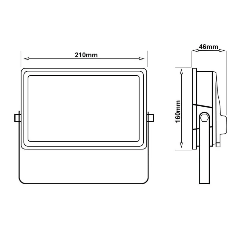 Foco Proyector LED 50W NEW AVANT BLACK - CCT COLOR SELECCIONABLE