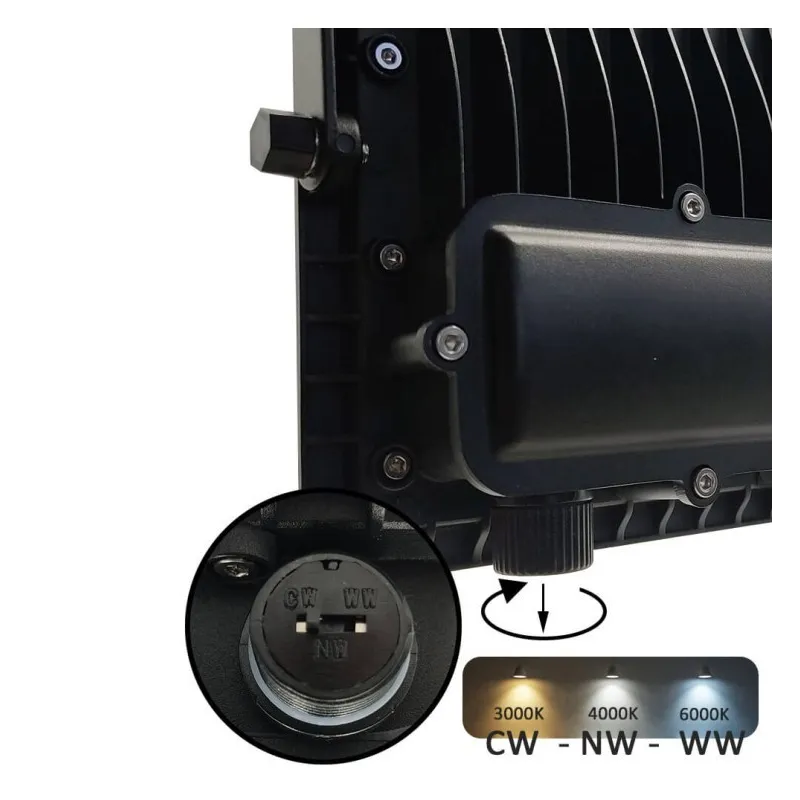 Foco Proyector LED 50W NEW AVANT BLACK - CCT COLOR SELECCIONABLE