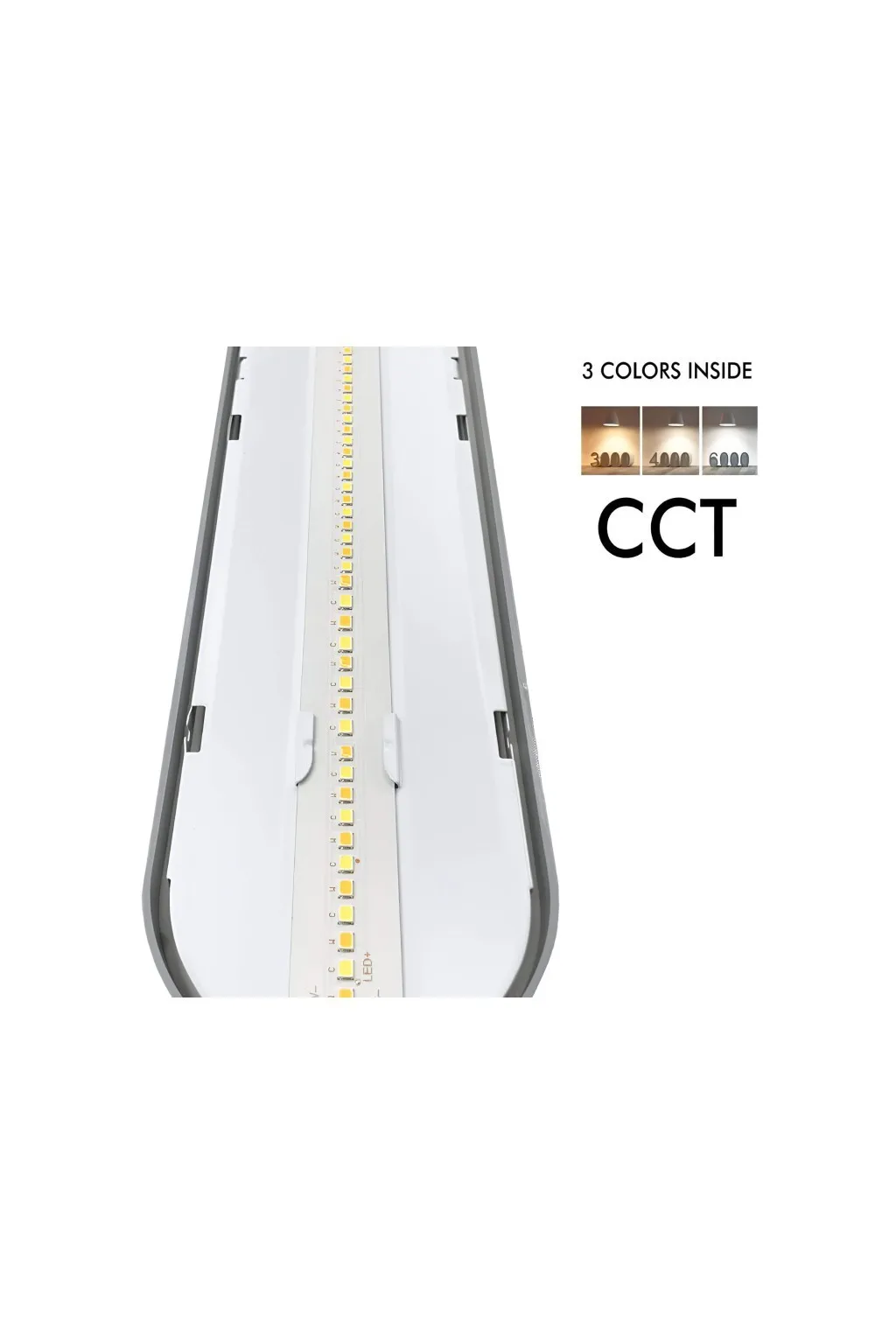Pantalla Estanca LED 60W-35W - TRIDONIC DRIVER - CCT - 150CM