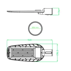 Farola LED 100W AVANT - OSRAM CHIP