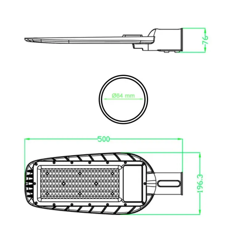 Farola LED 100W AVANT - OSRAM CHIP
