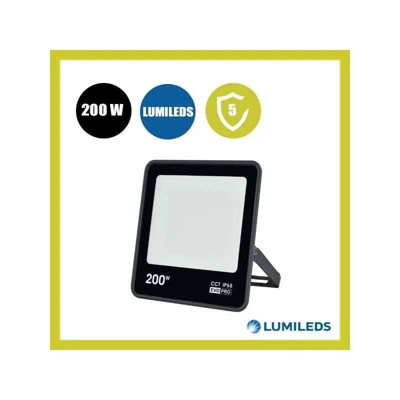 Foco Proyector Exterior LED 200W - EVO PRO - CCT - Chip Lumileds
