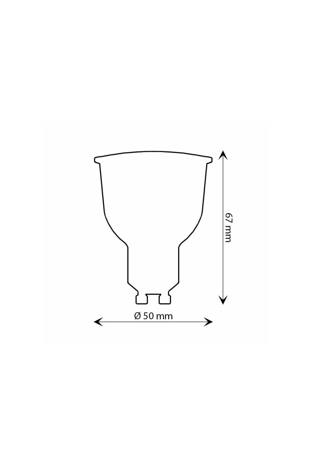 Dicroica LED 10W 100° GU10 -1200Lm- OSRAM CHIP DURIS E 2835
