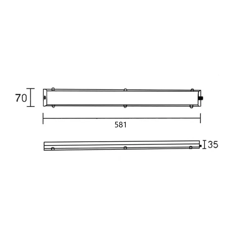 Regleta LED Integrado 40W - OSRAM CHIP - Lineal Continuo