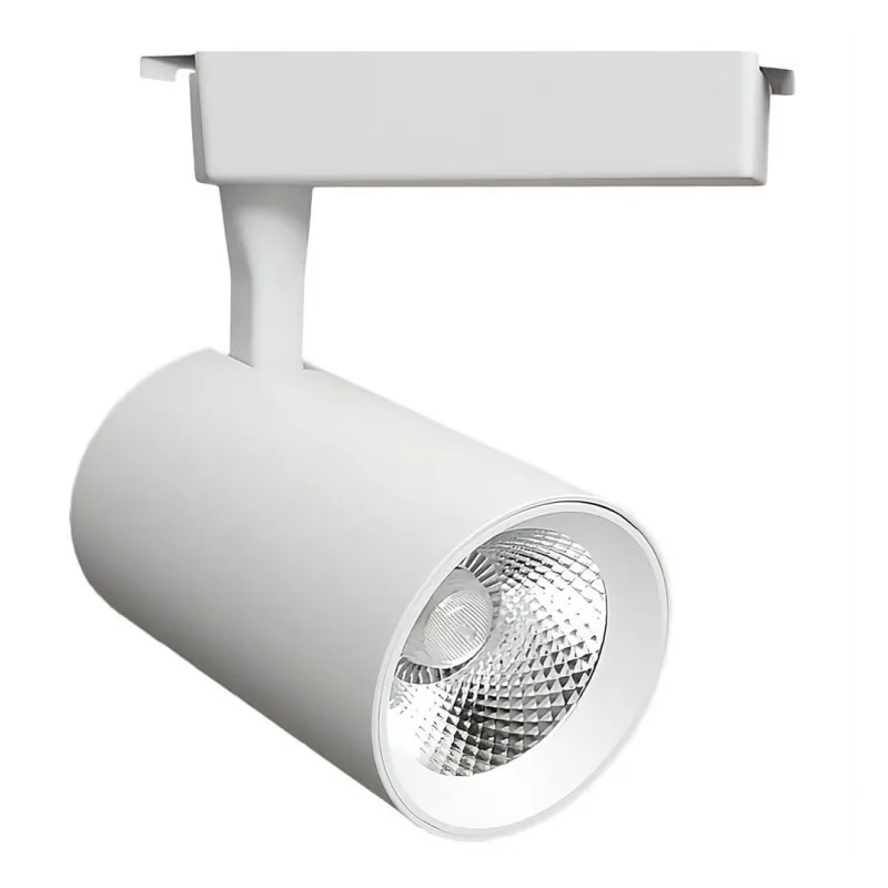 Foco LED 30W PARMA Blanco Carril Monofásico - CCT - CRI+92 - 48º