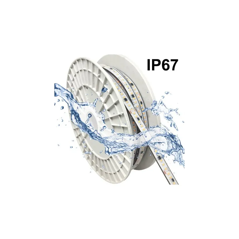 STRAP LED 220V | 20w / m | 140xLED / M | 50m | SMD2835 | 2660lm / m | IP67 |