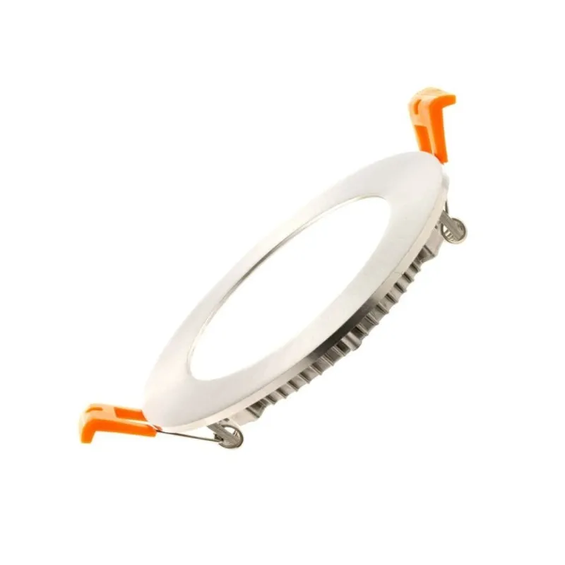 Placa Slim LED Circular 10W Acero Inox - CCT - OSRAM CHIP DURIS E 2835