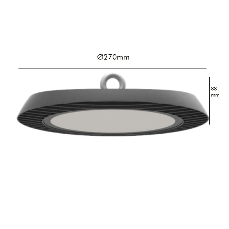 Hood Industrial LED 150W-100W-80W UFO Endurance Osram Chip Duris E 2835